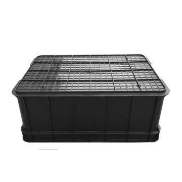 Conductive Plastic SMT Reel ESD Anti-static Component Storage Box With Lid